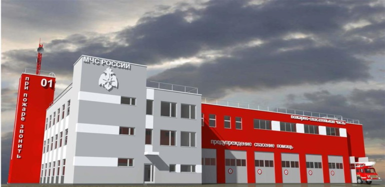 Готовый проект пожарного депо (8)