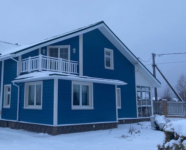 Зимнее строительство. Дом Честный.